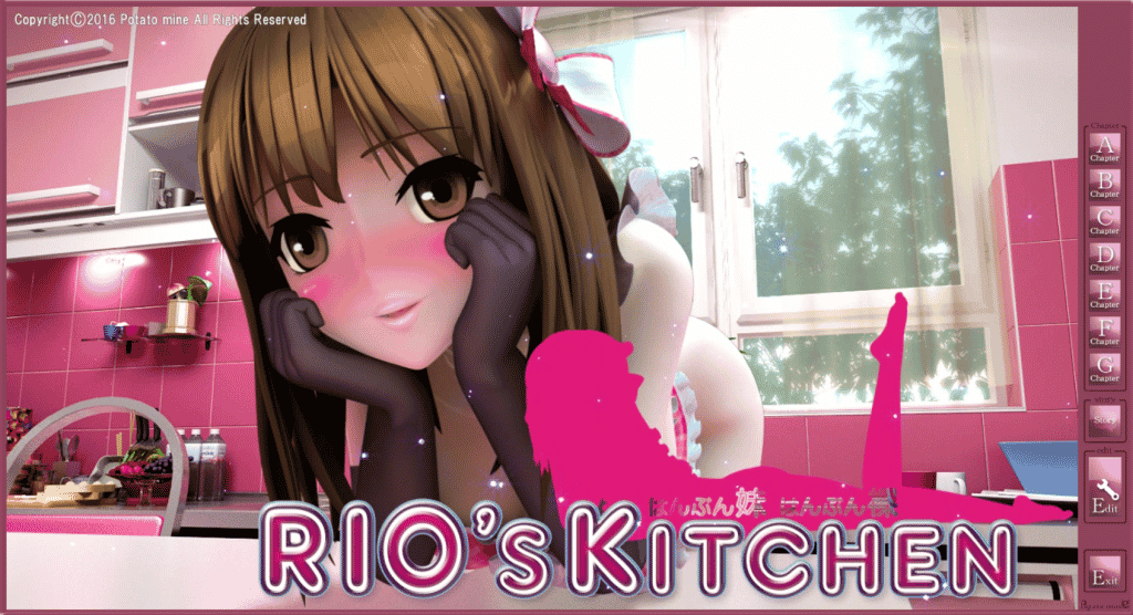 [日系]香艳厨房：RIO's KITCHEN 正式版+提取视频【黑丝围裙/全CV/4.5G】